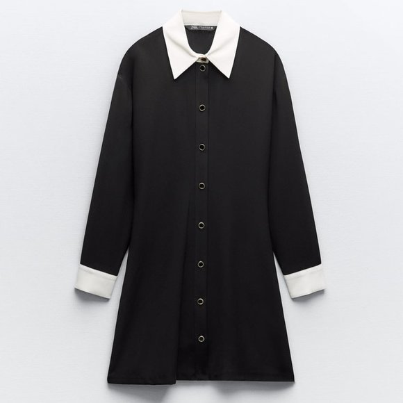 ZARA MINI SHIRTDRESS - Picture 4 of 5